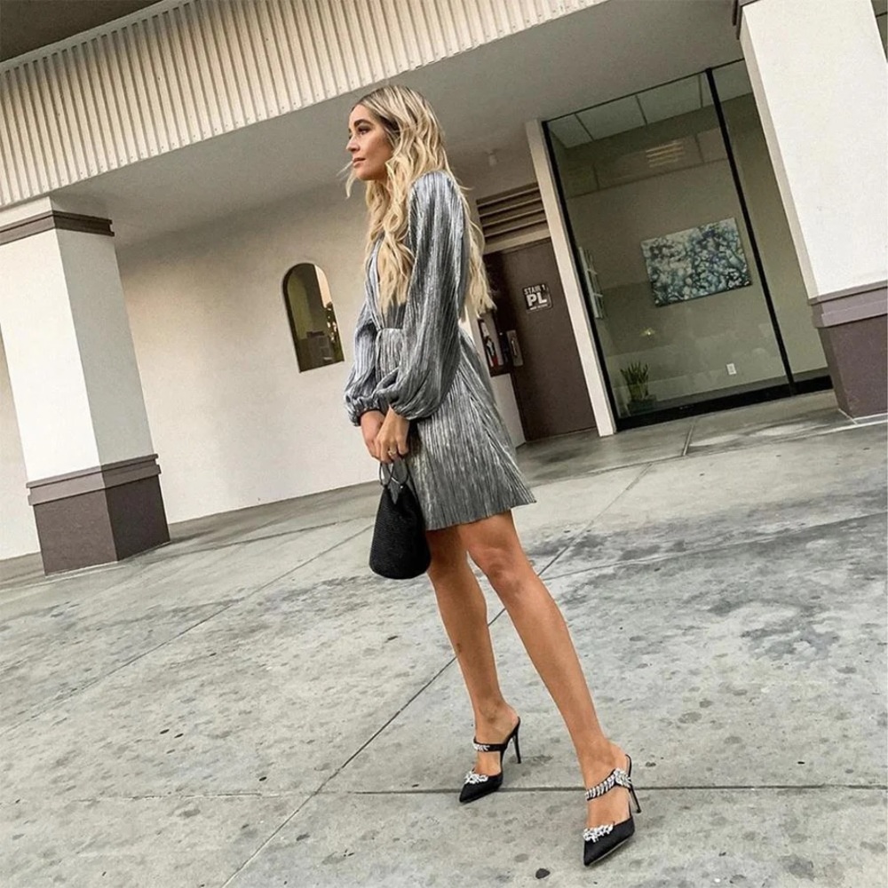 Ramy Brook Metallic Dress